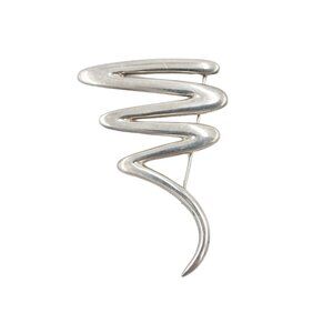 Vintage Tiffany & Co. Paloma Picasso Sterling Silver Scribble Brooch